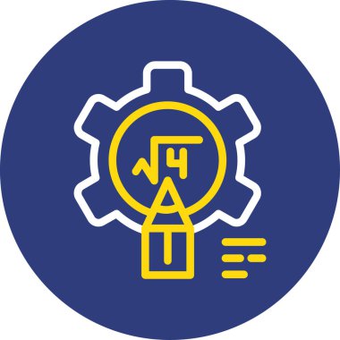 Projeniz için vektör ayarı simgesi