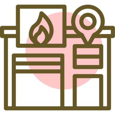 ateş alev ikonu vektör illüstrasyonuName