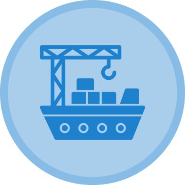 kargo. Web simgesi basit illüstrasyon