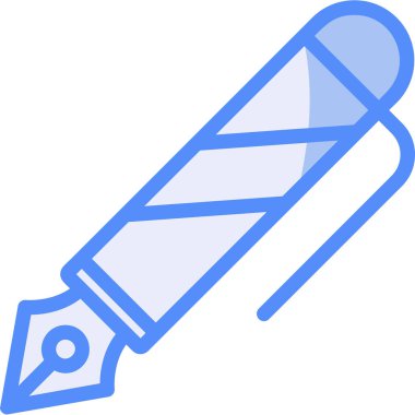 Kalem. Web simgesi basit illüstrasyon