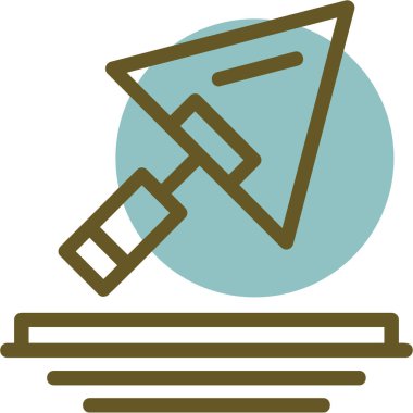 Seo ve simgenin vektör illüstrasyonu