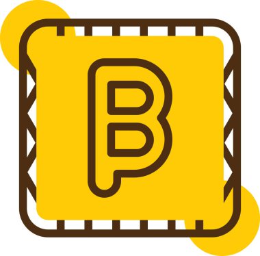 Bozuk para web simgesi, basit vektör illüstrasyonu