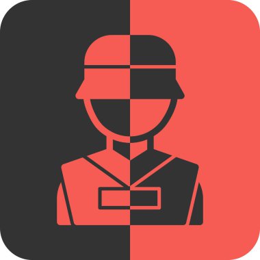 Ordu simge vektör illüstrasyonu