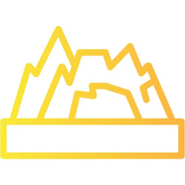 Altın. Web simgesi basit illüstrasyon