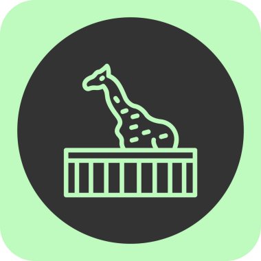 hayvan simgesi, vektör illüstrasyonu