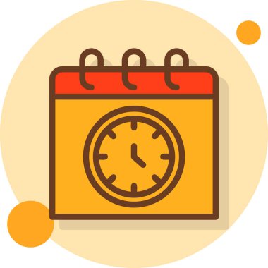 Takvim simgesi, vektör çizimi