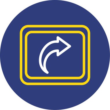 vektör biçiminde ok simgesini geri döndür