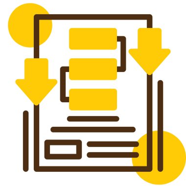 veri analiz web simgesi, basit vektör illüstrasyonu