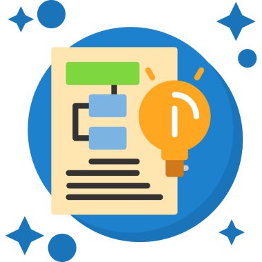 belge simgesi vektör illüstrasyonu