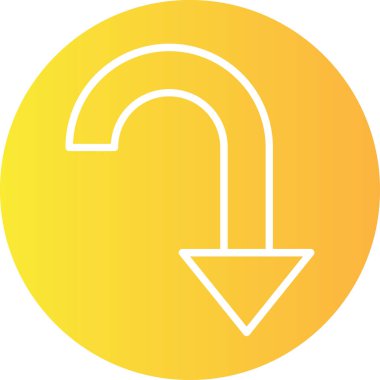 ok simgesinin vektör illüstrasyonu