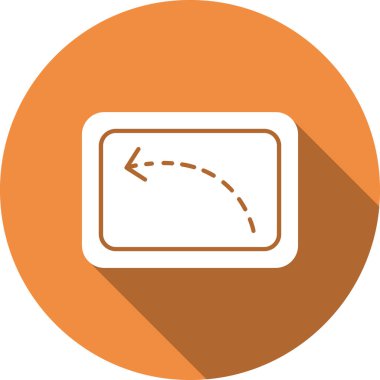 Tek bir simgenin vektör illüstrasyonu