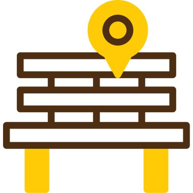 Harita yeri. Basit tasarım