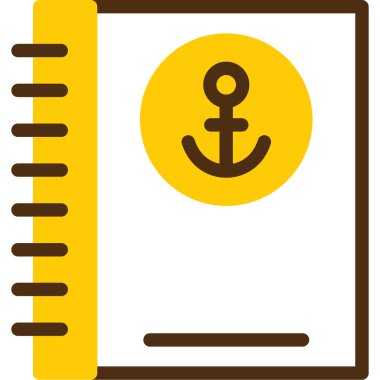 Çapa simgesi, vektör çizimi