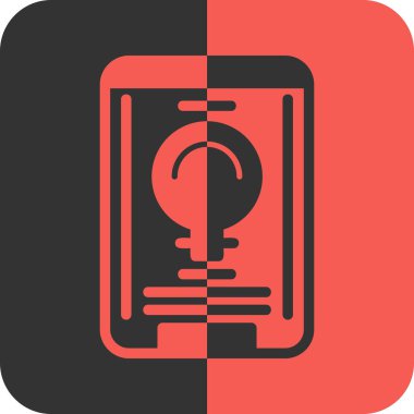 ampul simgesi, vektör illüstrasyonu