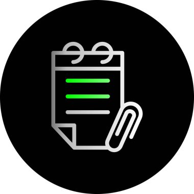 belge simgesi vektör illüstrasyonu