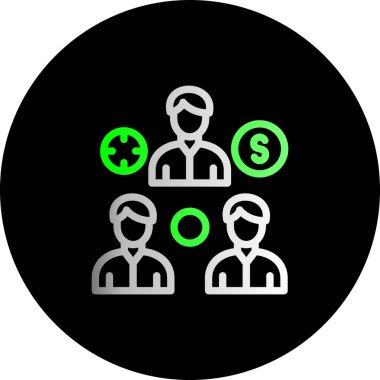 seo modern simgesinin vektör illüstrasyonu