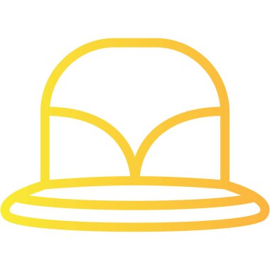 şapka vektör simgesi. düz biçim tasarımı