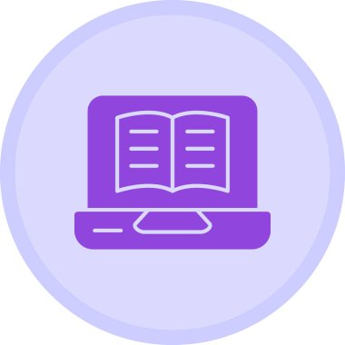 Kitap. Web simgesi basit illüstrasyon