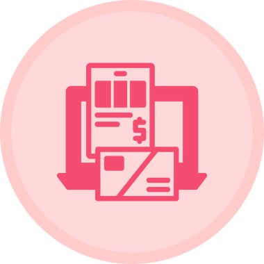 Bir web simgesinin vektör illüstrasyonu