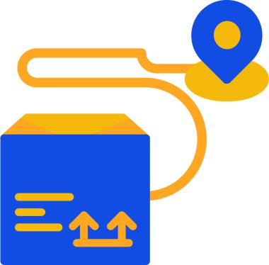 konum haritası konum simgesi doldurulmuş dış hat biçimi