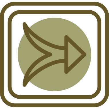 ok simgesi vektör illüstrasyonu