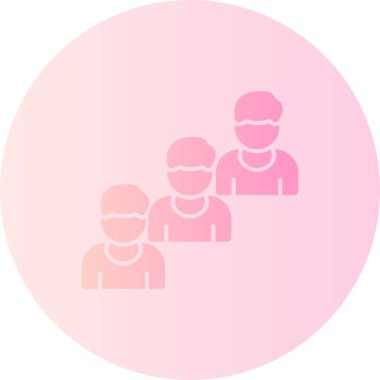 farklı kişilerden oluşan grup vektör illüstrasyon tasarımı