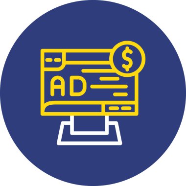 seo modern simgesinin vektör illüstrasyonu