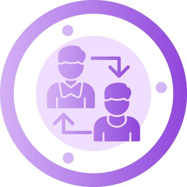 kullanıcı. Web simgesi basit illüstrasyon