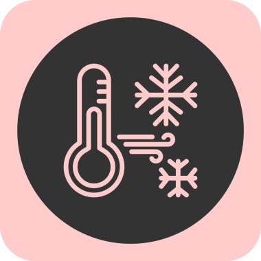 termometre simgesi, vektör illüstrasyonu