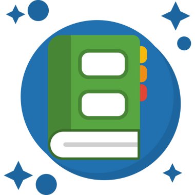 kitap düz kutsal kişilerin resmi, vektör, illüstrasyon