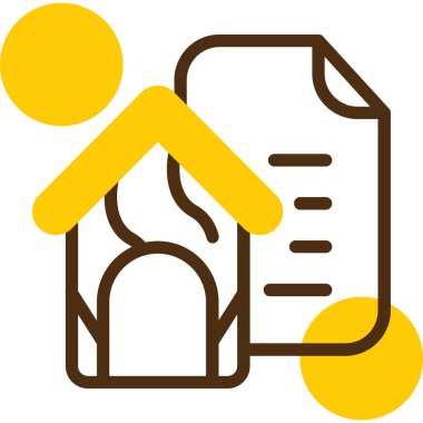 Ev. Web simgesi basit illüstrasyon