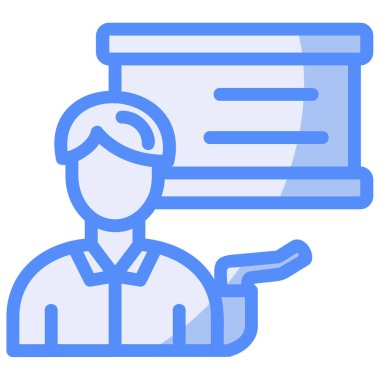 Teslimat. Web simgesi basit illüstrasyon