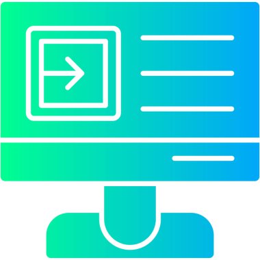 güzel e- posta vektör satırı simgesi