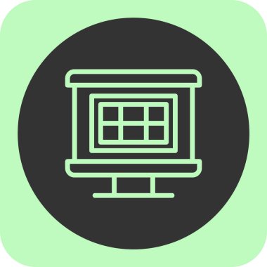 seo modern simgesinin vektör illüstrasyonu