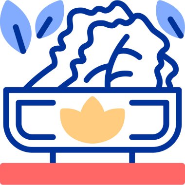 Banyo yap. Web simgesi basit illüstrasyon