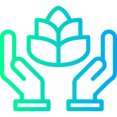 Yaprak. Web simgesi basit illüstrasyon