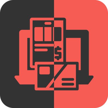 nakit dolar düz simge, vektör illüstrasyon