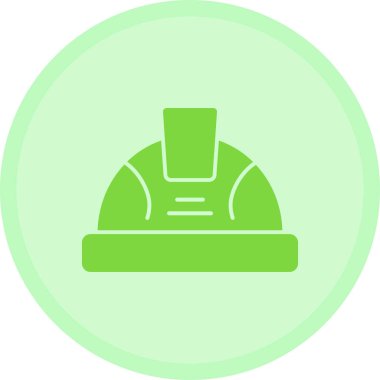 Miğfer. Web simgesi vektör illüstrasyonu