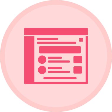 Vektör illüstrasyonunun web simgesi