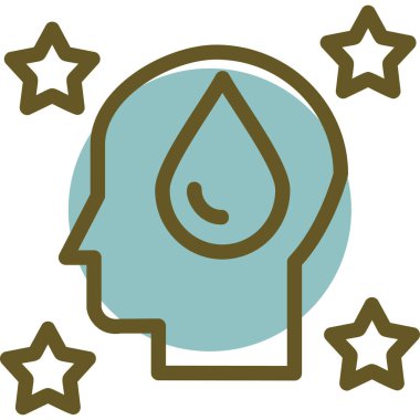 Vektör çizim su damlaları