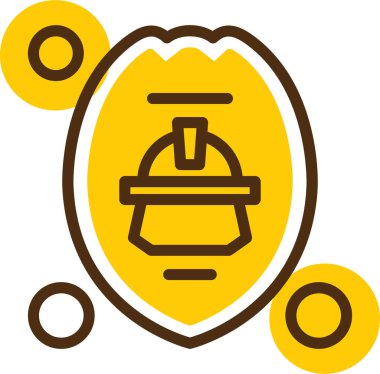 Çizgi film simgesinin vektör çizimi