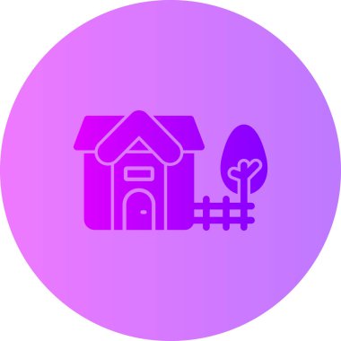 ev vektörü simgesi modern illüstrasyon