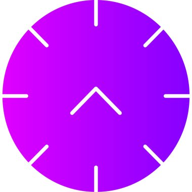 Saat. Web simgesi basit illüstrasyon