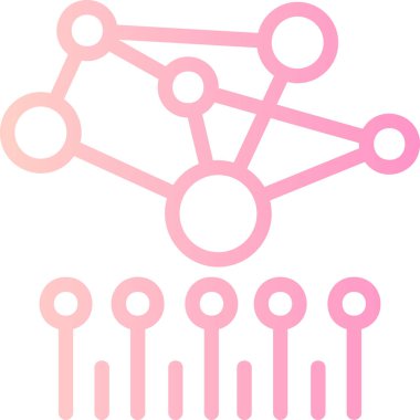 ağ simgesi, vektör illüstrasyonu