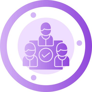 İnsan simgesinin vektör illüstrasyonu