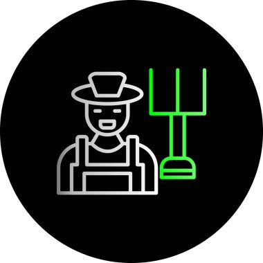 Kürek ikonlu çiftçi şapkası