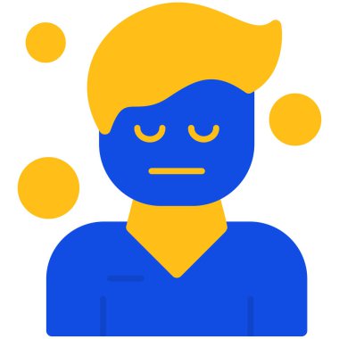 avatar erkek kişi simgesi düz stil