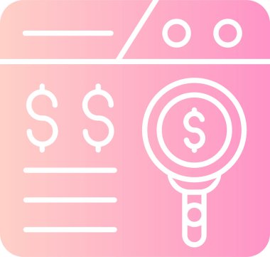 vektör simgesi tasarımı, para ve alışveriş