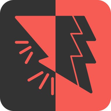 Tek bir simgenin vektör illüstrasyonu