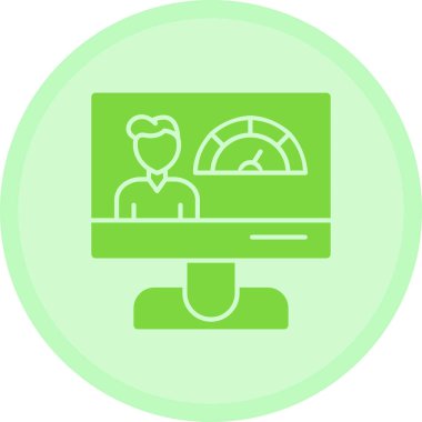 İş simgesinin vektör illüstrasyonu